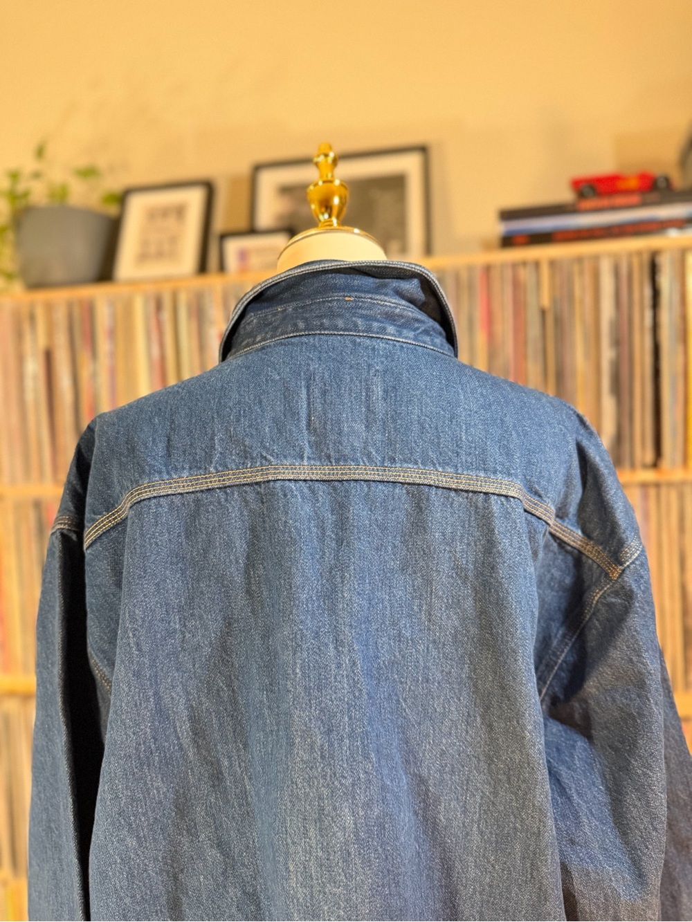 Gap Workforce Denim Shirt Dress Size XL NWT Long Sleeve Dark Wash Workwear - Picture 6 of 9